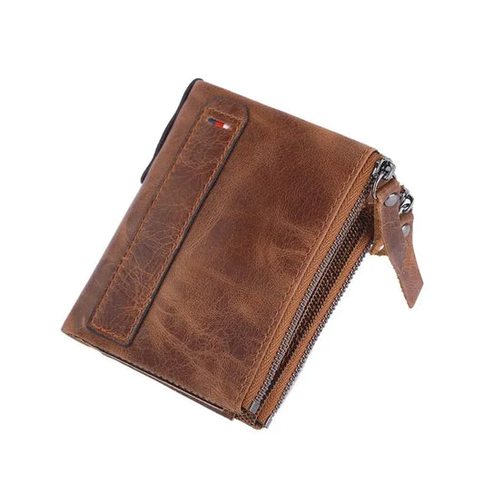 Rich Brown Leather Wallet