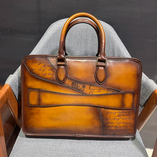 Togo Venezia Leather Briefcase