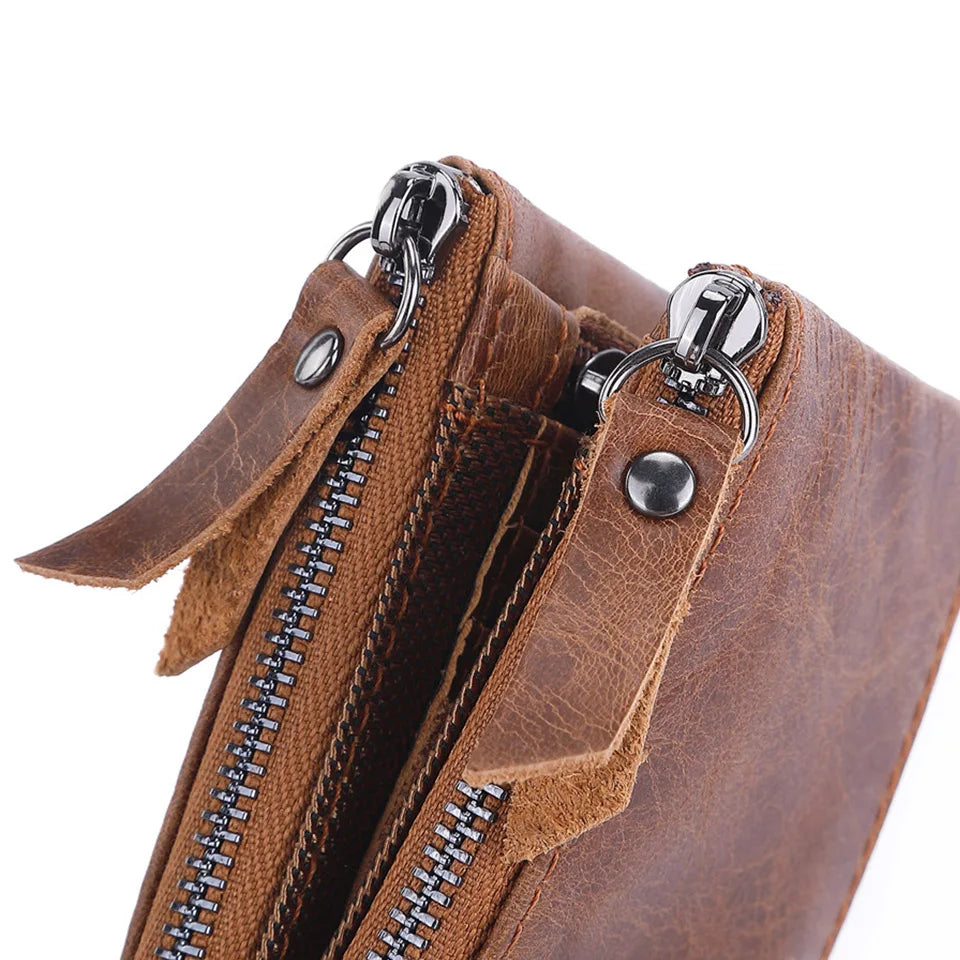 Rich Brown Leather Wallet