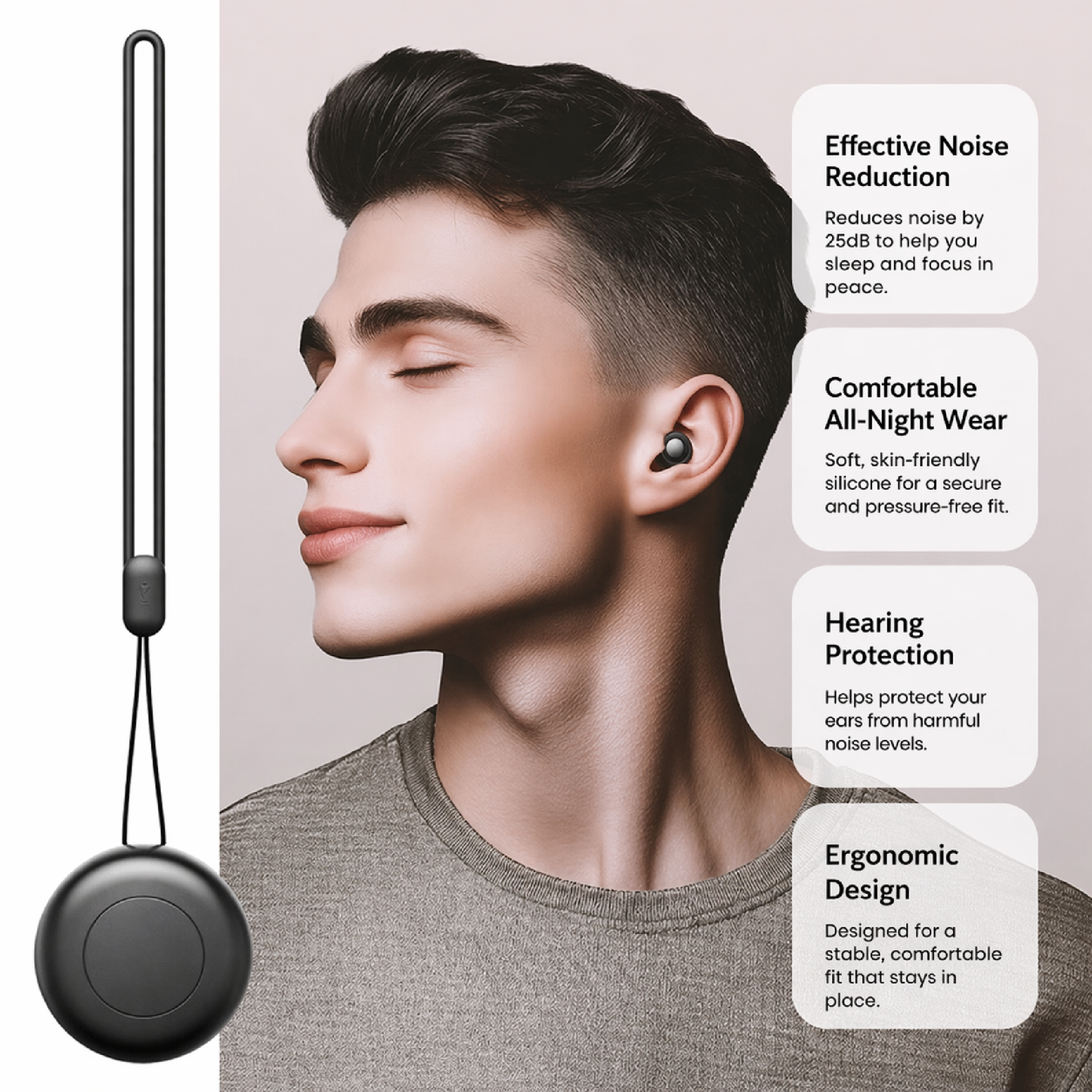 NightMute™ Ear Plugs - Block noise, sleep undisturbed