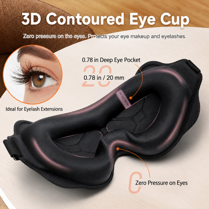 PerfectBlackout™ Sleep Mask - Total darkness, deeper sleep