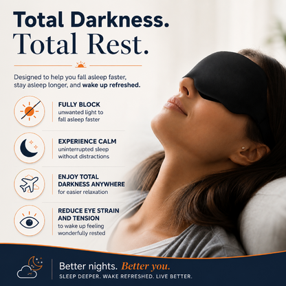 PerfectBlackout™ Sleep Mask - Total darkness, deeper sleep