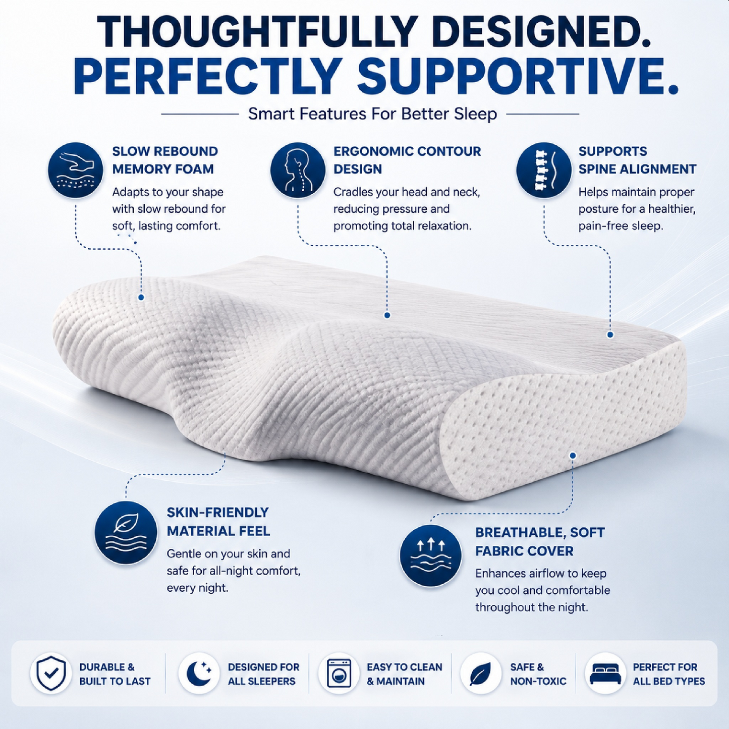 VerteBliss™ Pillow - Wake Up Rested & Refreshed