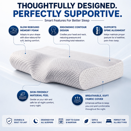 VerteBliss™ Pillow - Wake Up Rested & Refreshed