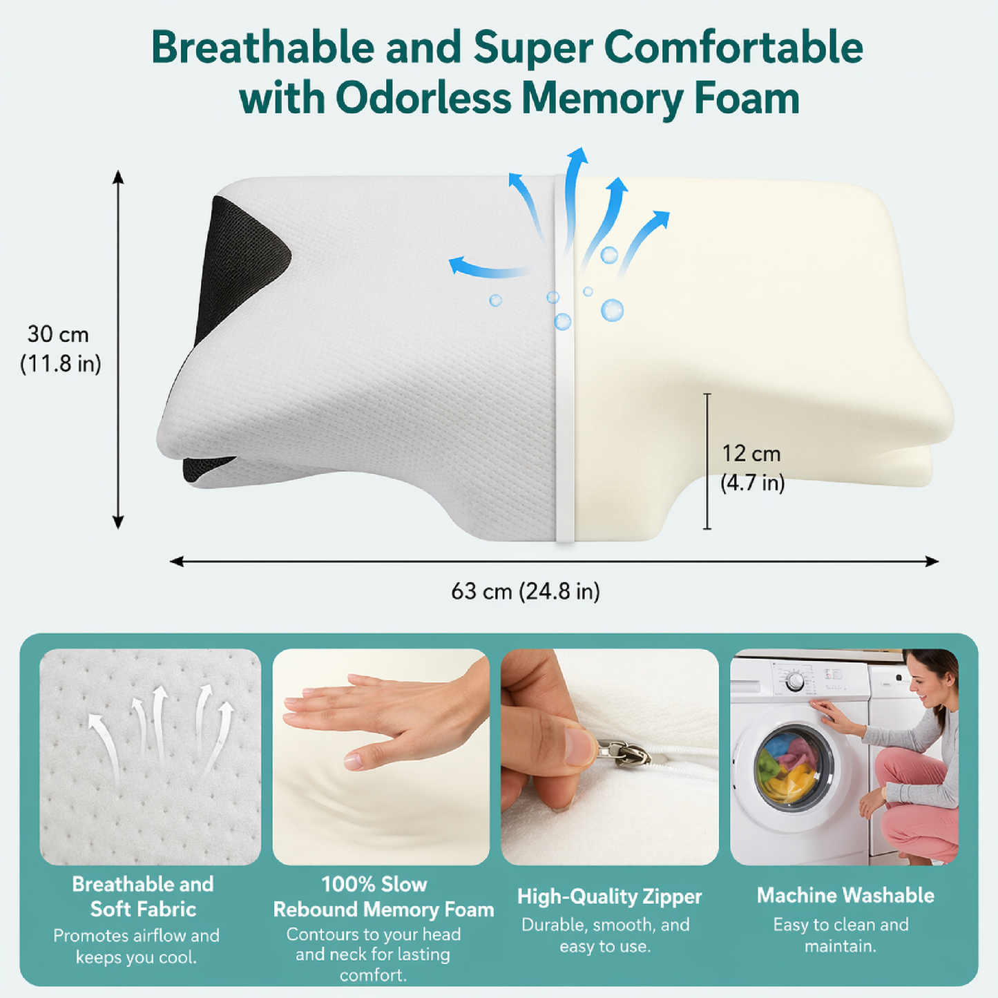 DreamEnergize™ Pillow - Sleep deeply, wake up recharged!
