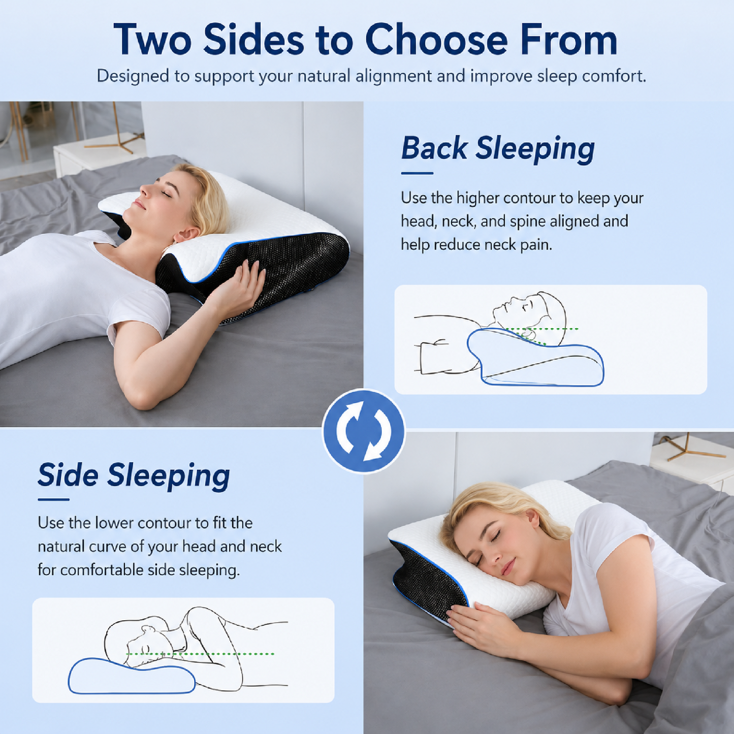 DreamEnergize™ Pillow - Sleep deeply, wake up recharged!