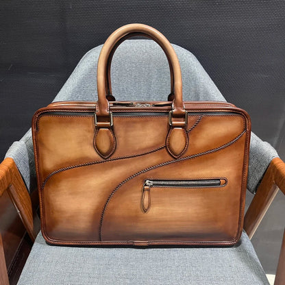Togo Venezia Leather Briefcase