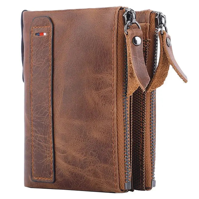 Rich Brown Leather Wallet