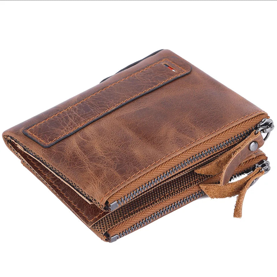 Rich Brown Leather Wallet