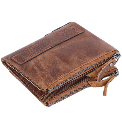 Rich Brown Leather Wallet
