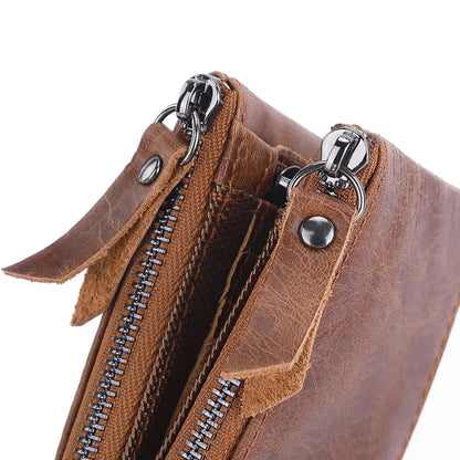 Rich Brown Leather Wallet