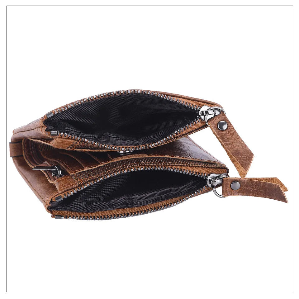 Rich Brown Leather Wallet