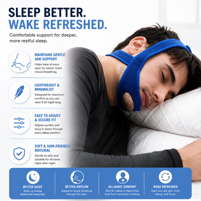 SnoreVoid™ Sleep Comfort Band - Quiet nights, uninterrupted sleep